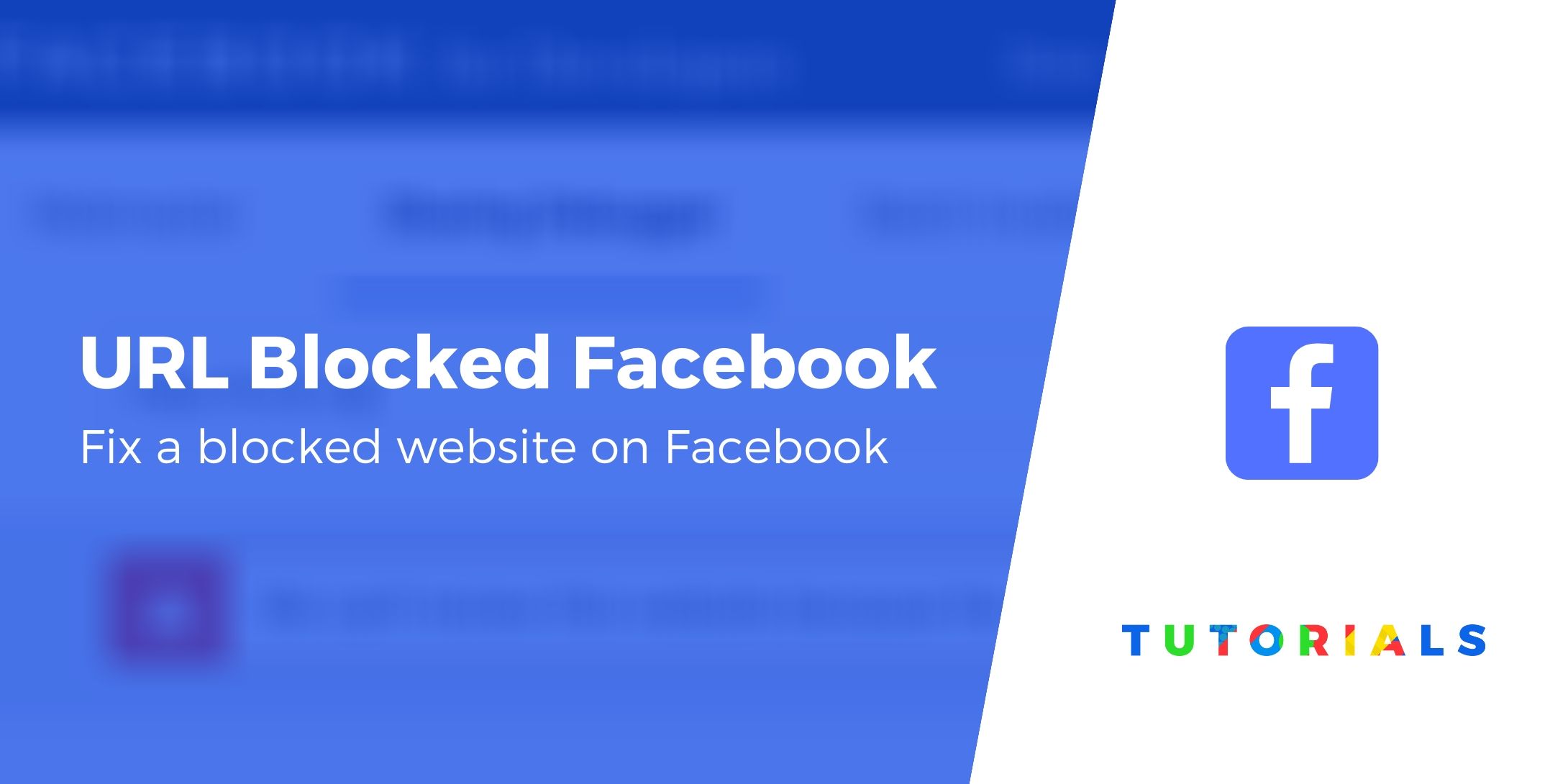 Website von Facebook blockiert